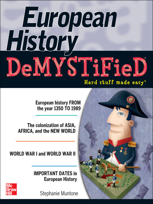 Title details for European History DeMYSTiFieD by Stephanie Muntone - Available